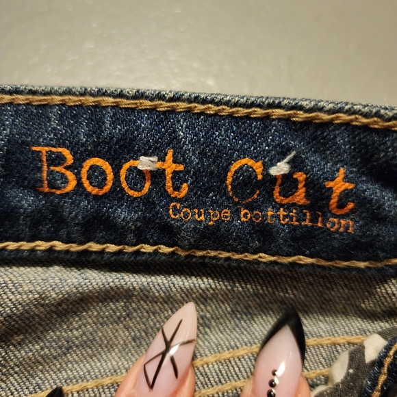 Volcom bootcut jeans medium wash Size 5 - Picture 10 of 14